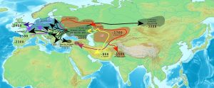 Le migrazioni indoeuropee con le date